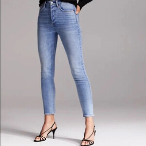 Denim Forum Yoko High Rise Slim Jeans